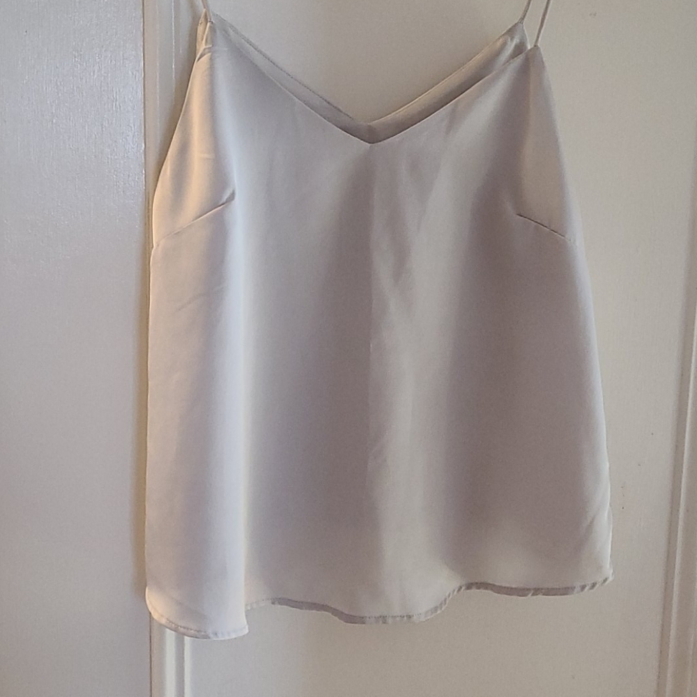 Silver loose cami